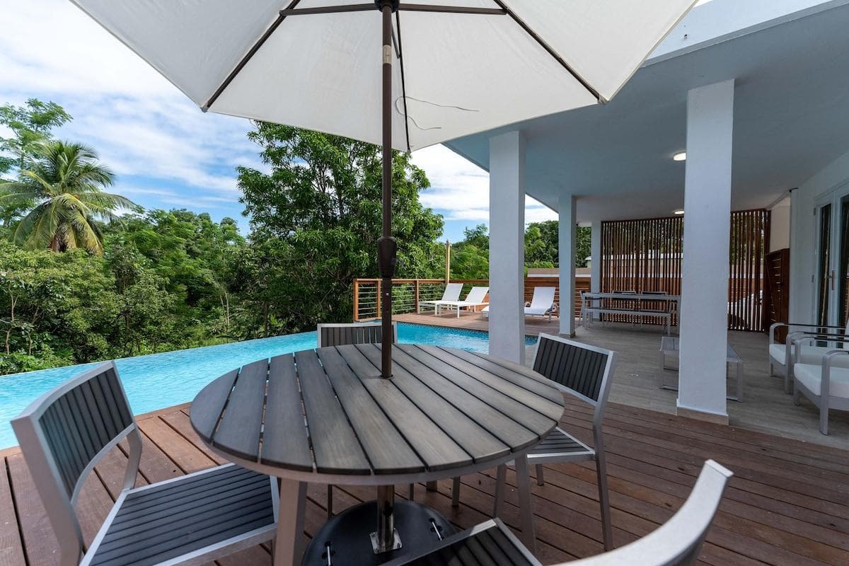 Outdoor seating area